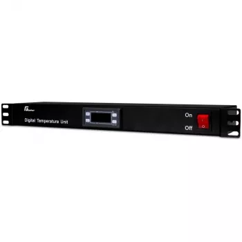 Getfort GF-TR thermostat rack 1U, numérique, 19 inch, noir