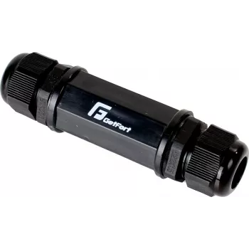 GETFORT coupleur RJ45 femelle-femelle Cat.5e extérieur, IP67, blindé, noir