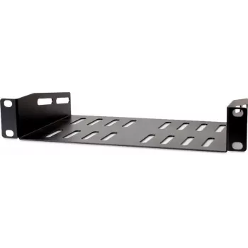 Getfort HGF-30H-WB étagère fixe 10 inch 1U pour armoire rack, noire, profondeur 150 mm, charge 10 kg