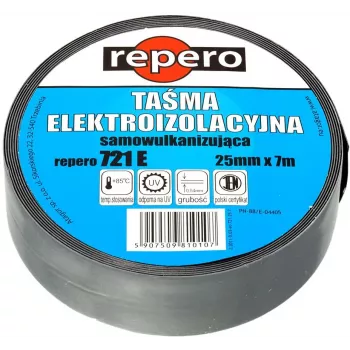 REPERO WTE721EX-0019-07 Self-Vulcanizing Tape 19mm x 7m Black