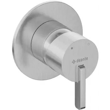 DEANTE Mitigeur de douche encastré sans inverseur de douche, chrome, mitigeur monocommande, laiton