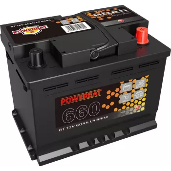 Batterie de démarrage-arrêt POWERBAT L1 12V 50Ah AGM