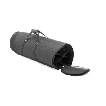 CASE4ME Flight case pour 6 barres LED - flight case robuste en contreplaqué avec mousse, noir
