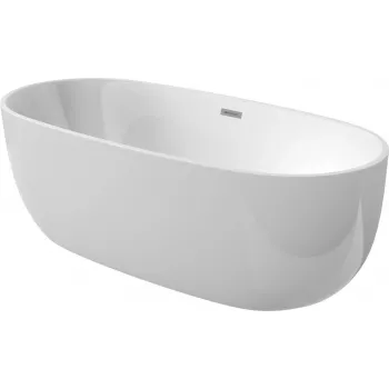 Baignoire en acrylique ovale autoportante DEANTE - 150 cm