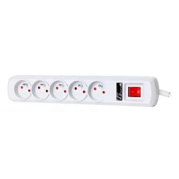 Getfort multiprise parafoudre 5A 5 m gris