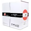 GETFORT câble réseau Cat.6 U/UTP CCA 305m gris