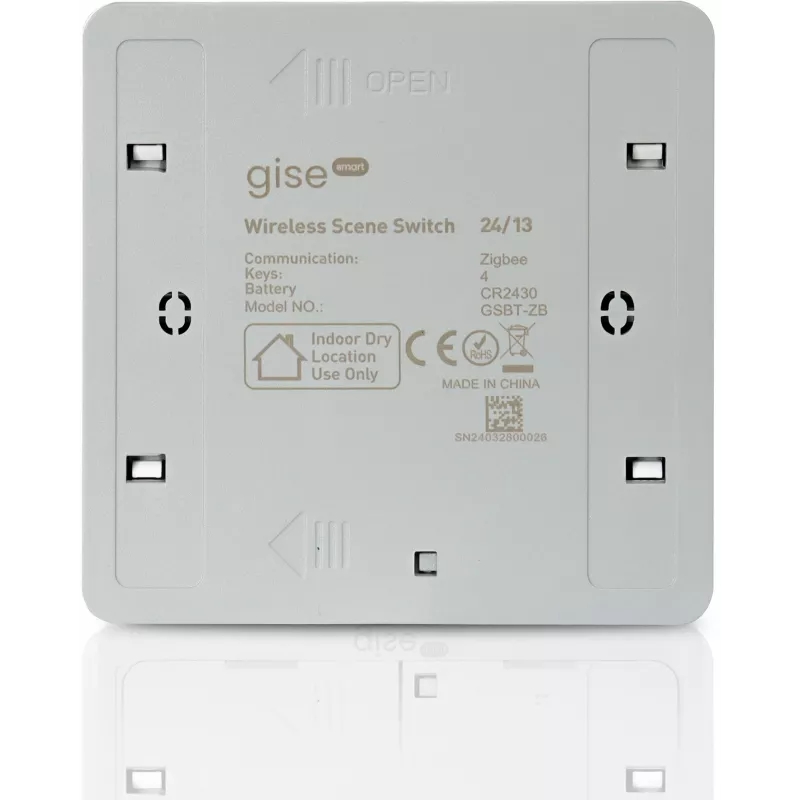 GISE Smart Scene Button Zigbee Tuya GSBT-ZB blanc