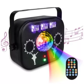 LIGHT4ME MULTIBOX Globe LED multi-effets laser disco