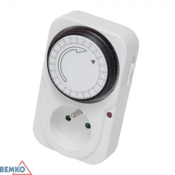 Minuteur programmable mécanique 24H BEMKO B60-TSMF3