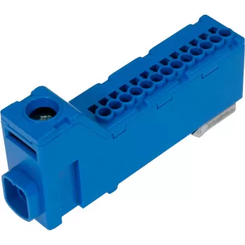 Bornier sans vis PAWBOL LZB E.4136N bleu 12 pôles 450V 24A