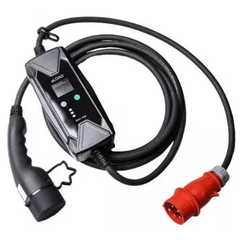 Chargeur de véhicule électrique ELOAD TIE-EV16-P3-GEN2 11kW triphasé avec télécommande, Type 2, câble 5 m, IP54