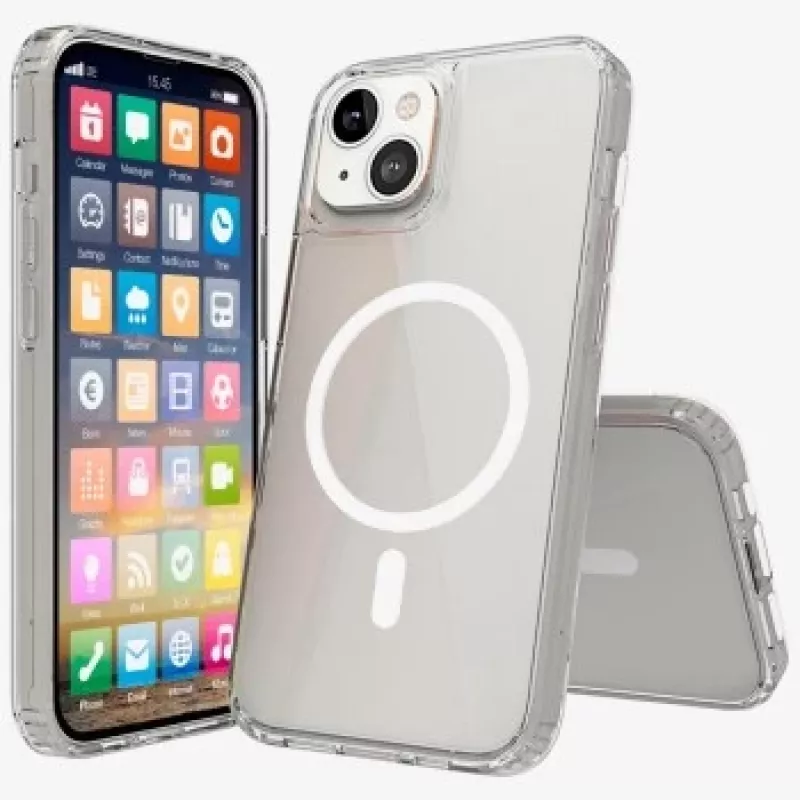 SCREENOR Bumper iPhone 15 Plus MagSafe transparent