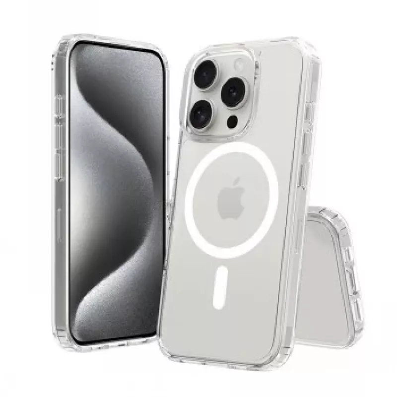 SCREENOR Bumper iPhone 16 Pro MagSafe transparent