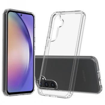 Coque bumper SCREENOR pour Samsung Galaxy A55 5G, transparente