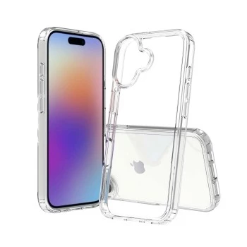 Coque bumper SCREENOR pour iPhone 17, transparente