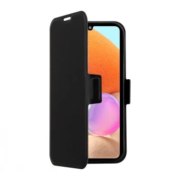 SCREENOR CLEVER GALAXY A25 5G Étui portefeuille noir
