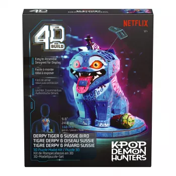 SPINMASTER 4D Build - K-Pop Demon Hunters - maquette 3D Derpy Tiger et Sussie Bird