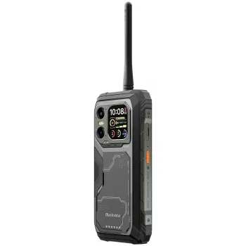 Téléphone robuste Blackview XPLORE 1 talkie-walkie 22km 5G 6,78 pouces FHD 2460x1080 120Hz + 2,01 pouces 296x240 12+256GB MTK Dimensity 7050 octa-core 2,4GHz caméra 50+64+20MP vision nocturne 20000mAh NFC Gorilla Glass 5 Android 15 MIL-STD noir