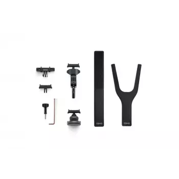 Kit de cyclisme sur route DJI Osmo Action (sangle pectorale, fixation guidon, fixations adhésives) - noir