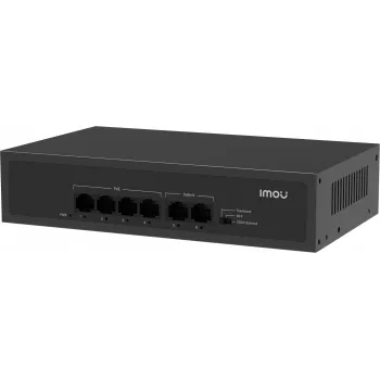 Imou SF106P Switch PoE+ 6 ports (4x PoE, 2x uplink, budget 60W)