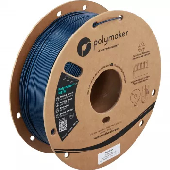 Polymaker PETG Filament pour imprimante 3D, 1,75 mm, 1 kg, bleu foncé (PB05014)