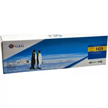 Cartouche de toner G&G compatible HP 142A / W1420A - Noir, rendement standard, 950 pages