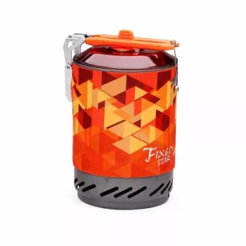 Réchaud de camping Fire-Maple FMS-X2 avec casserole orange