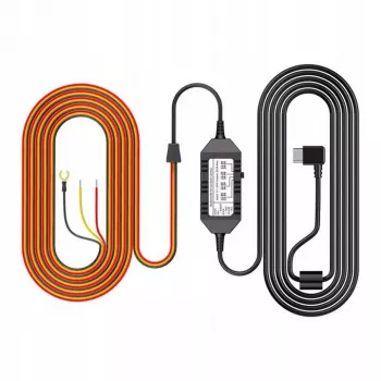 Kit de câblage ACC VIOFO USB-C HK4-C 12-24 V vers 5 V 2,1 A adaptateur d'alimentation