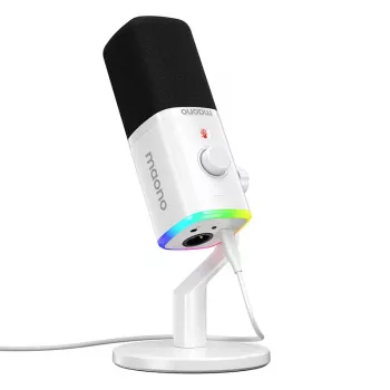 Microphone dynamique MAONO PD100X (blanc) - USB-C & XLR
