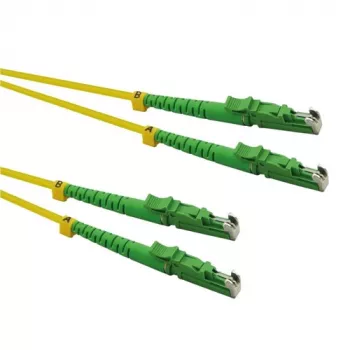 Câble de raccordement fibre optique ROLINE duplex 9/125 µm OS2 LSH/APC, LSOH, jaune, 3 m