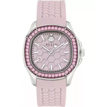 Montre femme Philipp Plein PWTAA0123 38 mm à quartz avec bracelet en silicone noir