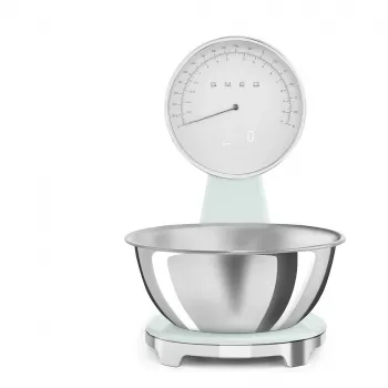 Balance de cuisine analogique et numérique SMEG vert pastel KSF01PGWW