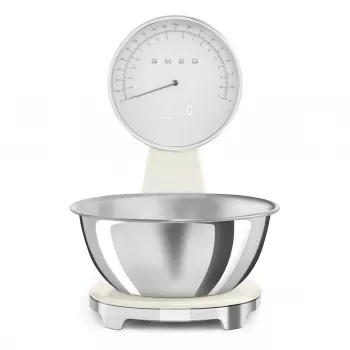 Balance de cuisine analogique et numérique SMEG crème KSF01CRWW