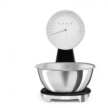 Balance de cuisine analogique et numérique SMEG noire KSF01BLWW