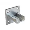 BFT SFR B Adjustable Rear Bracket (Screw-on) for Post for 1 Actuator (N735002)
