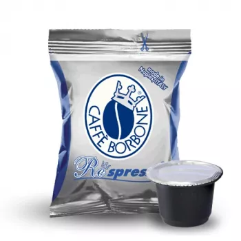 Caffè Borbone Respresso Miscela Blu 100 Capsules for Nespresso, 5 g Each