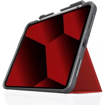Étui STM Dux Plus pour Apple iPad 10,9 inch (10e génération, 2022) - rouge/transparent - vrac