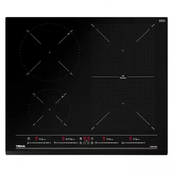 Table de cuisson à induction encastrable Teka IZF 64440 BK MSP noire 60 cm 5 zones