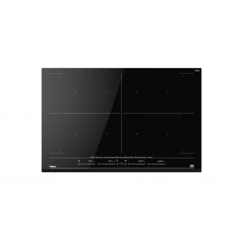 Table de cuisson à induction encastrable Teka IZF 88700 MST noire 80 cm avec 7 zones