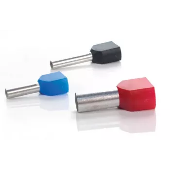 TRYTYT DUID-2x16,0-14NB Insulated Twin Wire Ferrule 2x16mm² Blue (50 pcs.)
