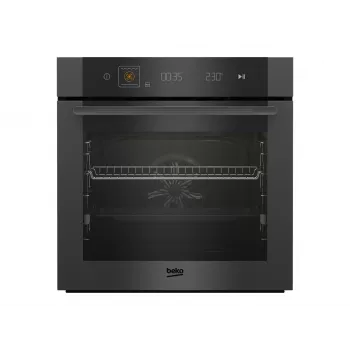 BEKO MBBIM10600MTPSWE Four électrique encastrable, 72L, pyrolyse autonettoyante, SteamAssist, noir
