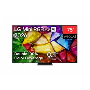 LG 75MRGB87B3B TV Smart 4K QNED Mini LED 75 pouces