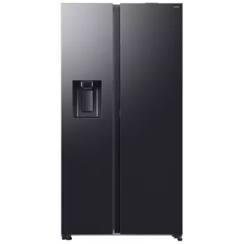 Samsung RS80F64KEFEO Réfrigérateur-congélateur américain, 615L, Total No Frost, distributeur d'eau et de glaçons avec raccordement à l'eau, aspect inox