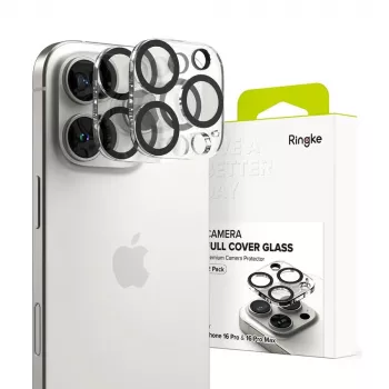 Protecteur d'objectif Ringke lot de 2 pour iPhone 16 Pro / 16 Pro Max transparent