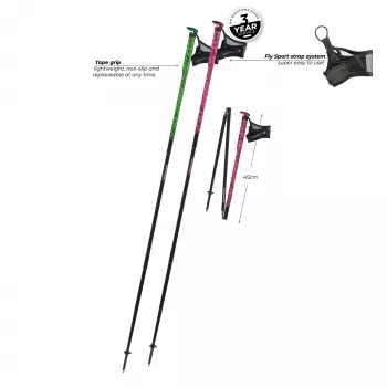 Komperdell FXP Carbon bâtons de course 125 cm