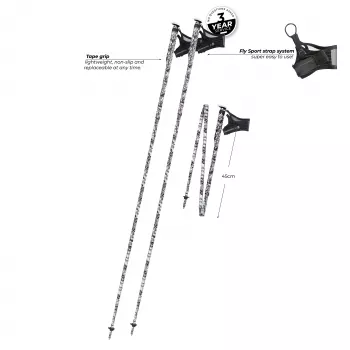 Komperdell FXP bâtons de course 120 cm
