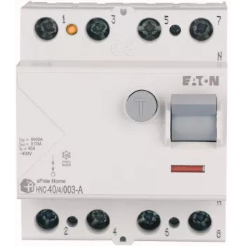 EATON HNC-40/4/003-A 40A 4P 30mA type A interrupteur différentiel 6kA