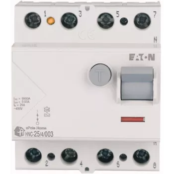 EATON interrupteur différentiel 25A 4P 4M 30mA AC 6kA