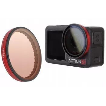 Filtre hybride 2 en 1 polarisant PL ND16 SUNNYLIFE pour DJI Osmo Action 5 Pro / 5 Pro / 4 / 3 FI903-16p