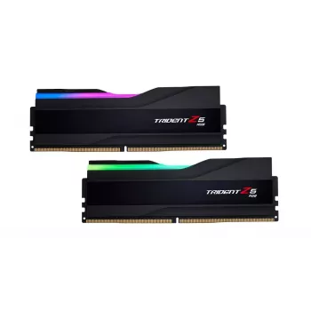 G.Skill Trident Z5 RGB kit de mémoire de bureau 32 Go (2x16 Go) DDR5 6600MHz CL34 - noir mat